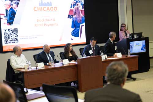 Panel with a speaker